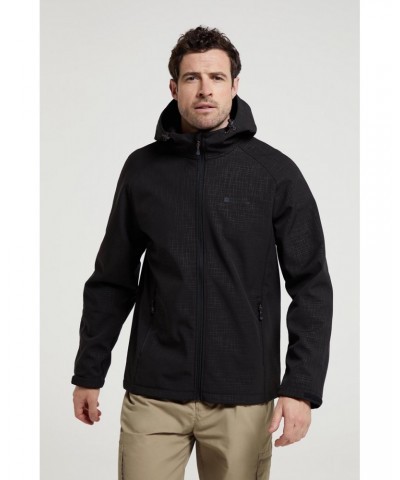 Exodus Printed Mens Showerproof Softshell Charcoal $35.69 Jackets