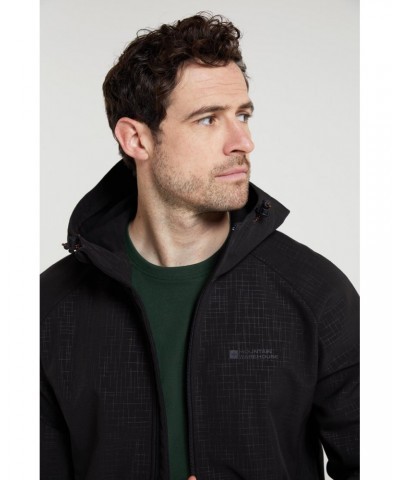 Exodus Printed Mens Showerproof Softshell Charcoal $35.69 Jackets