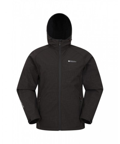 Exodus Printed Mens Showerproof Softshell Charcoal $35.69 Jackets