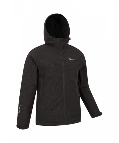 Exodus Printed Mens Showerproof Softshell Charcoal $35.69 Jackets