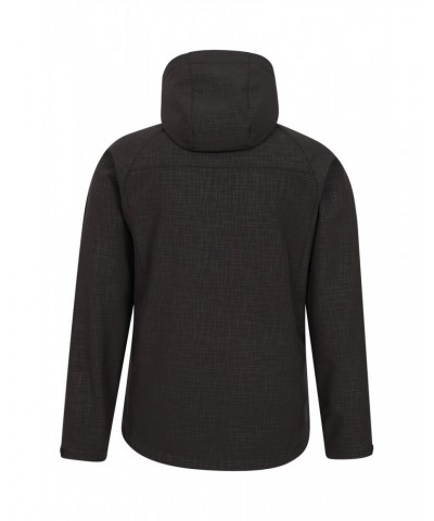 Exodus Printed Mens Showerproof Softshell Charcoal $35.69 Jackets