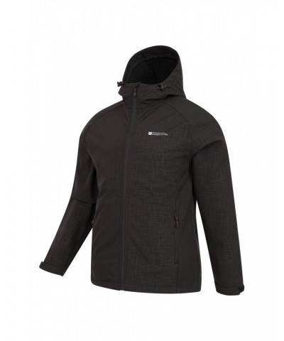 Exodus Printed Mens Showerproof Softshell Charcoal $35.69 Jackets