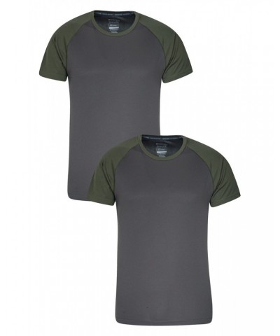 Endurance Mens T-Shirt Multipack Khaki $14.84 Tops