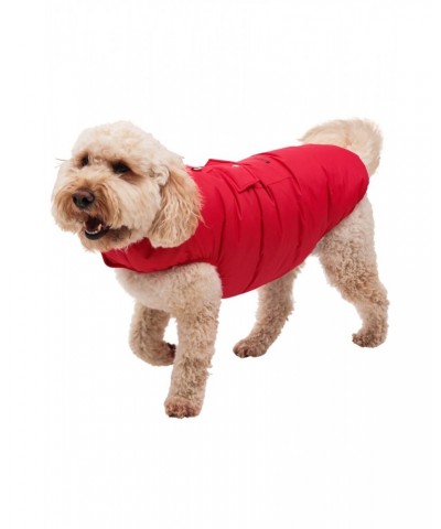 Insulated Water-Resistant Dog Jacket - Medium Red $11.95 Pets