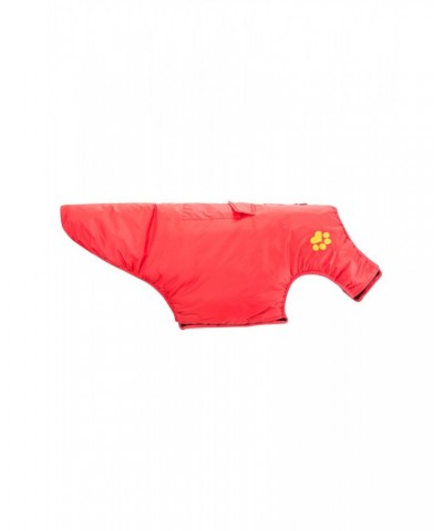 Insulated Water-Resistant Dog Jacket - Medium Red $11.95 Pets