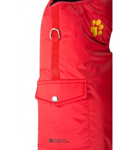 Insulated Water-Resistant Dog Jacket - Medium Red $11.95 Pets