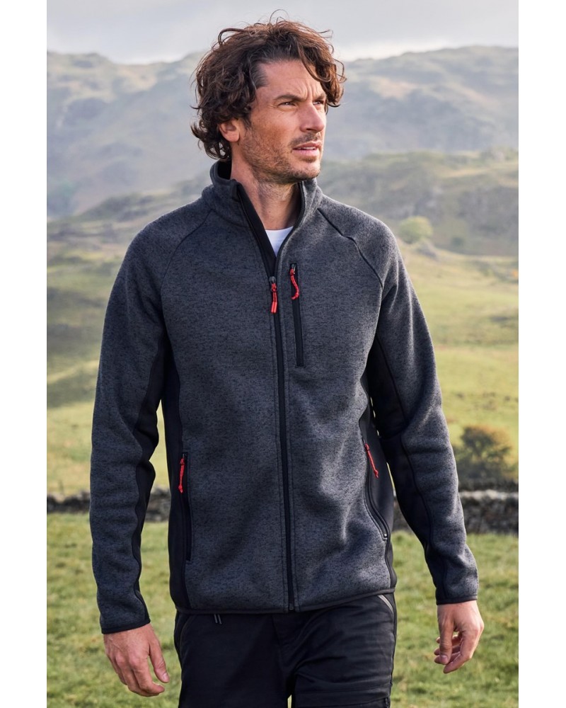 Treston Mens Full-Zip Fleece Jacket Black $28.61 Fleece