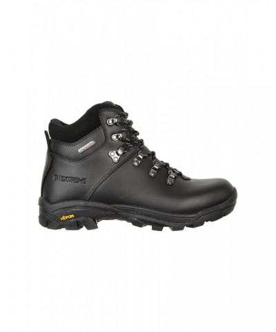 Latitude Extreme Womens Waterproof Leather Hiking Boots Black $42.00 Footwear