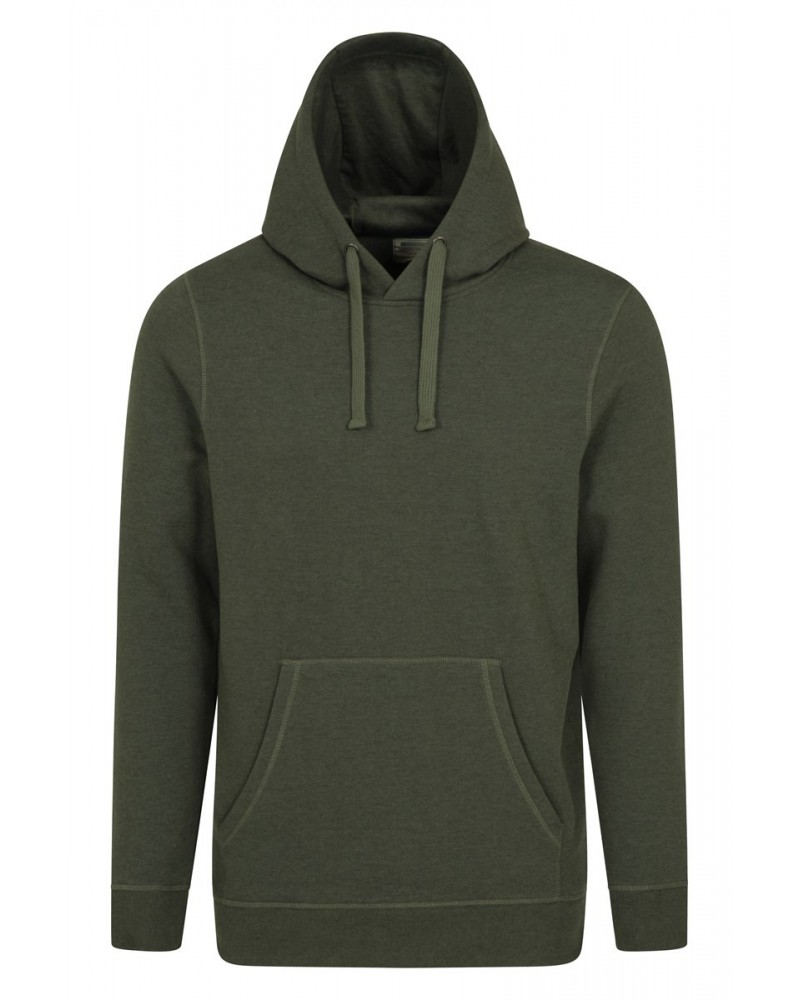 Weymouth Melange Mens Hoodie Khaki $18.14 Tops