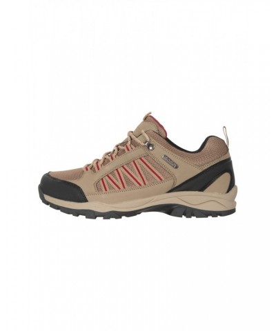 Path Mens Waterproof Outdoor Hiking Shoes Beige $27.50 Footwear