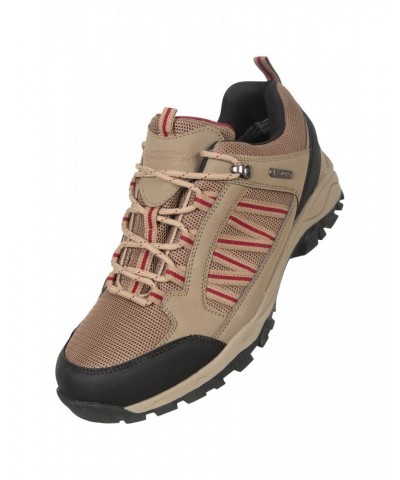 Path Mens Waterproof Outdoor Hiking Shoes Beige $27.50 Footwear