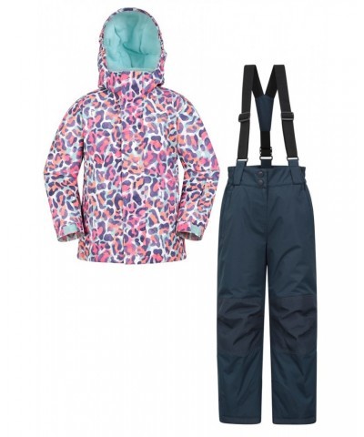 Kids Printed Ski Jacket & Pant Set Mixed $33.14 Pants