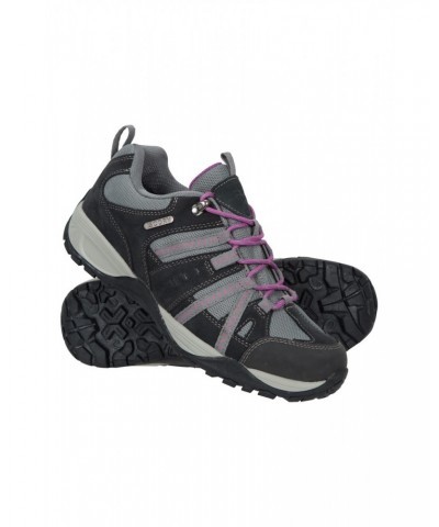 Direction II Womens Wide-Fit Waterproof Hiking Shoes Grey $34.79 Footwear