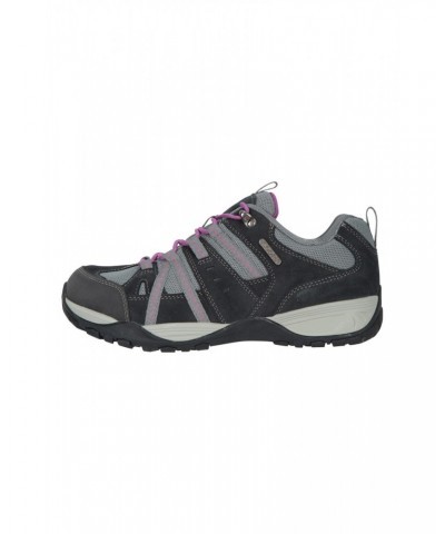 Direction II Womens Wide-Fit Waterproof Hiking Shoes Grey $34.79 Footwear