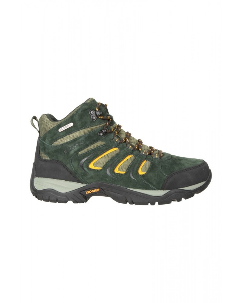 Aspect Extreme Mens IsoGrip Waterproof Hiking Boots Green $59.39 Footwear