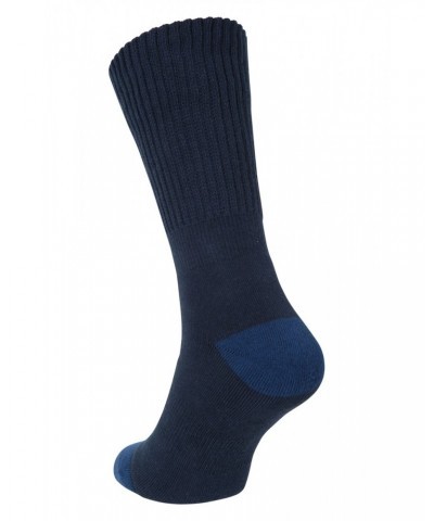 Double Layer Anti-Chafe Mid-Calf Hiking Socks Navy $13.33 Accessories