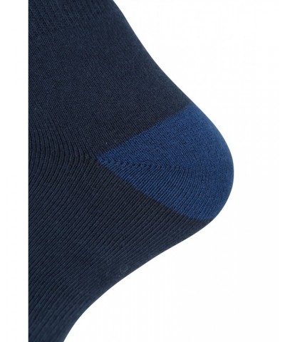 Double Layer Anti-Chafe Mid-Calf Hiking Socks Navy $13.33 Accessories