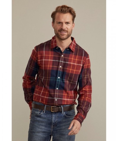 Ringwood Mens Flannel Shirt Burgundy $32.40 Tops