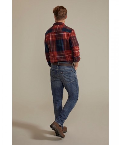 Ringwood Mens Flannel Shirt Burgundy $32.40 Tops