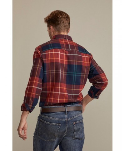 Ringwood Mens Flannel Shirt Burgundy $32.40 Tops