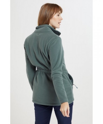 Birch Womens Longline Fleece Jacket Light Khaki $19.20 Fleece