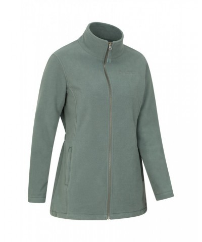 Birch Womens Longline Fleece Jacket Light Khaki $19.20 Fleece