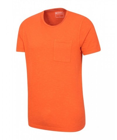 Fescue Mens Pocket T-Shirt Orange $10.99 Tops