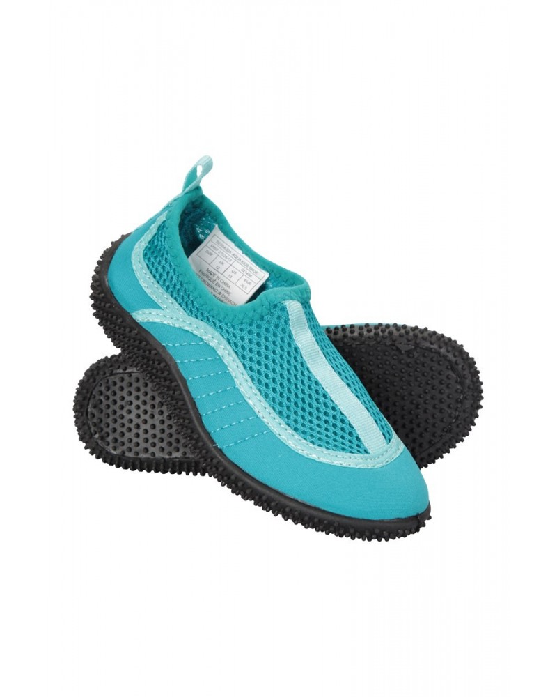 Bermuda Kids Aqua Shoes Teal $10.39 Footwear