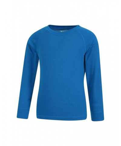 Talus Kids Round Neck Base Layer Top Cobalt $11.39 Base Layers