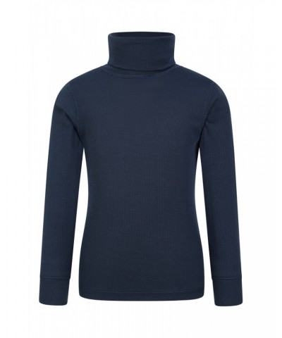 Talus Kids Turtle Neck Top Navy $12.31 Active