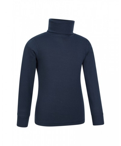 Talus Kids Turtle Neck Top Navy $12.31 Active