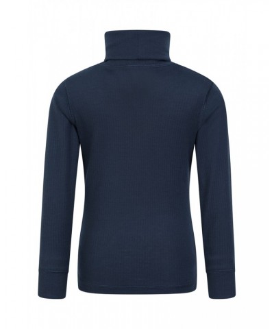 Talus Kids Turtle Neck Top Navy $12.31 Active