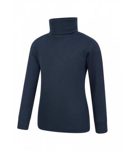 Talus Kids Turtle Neck Top Navy $12.31 Active