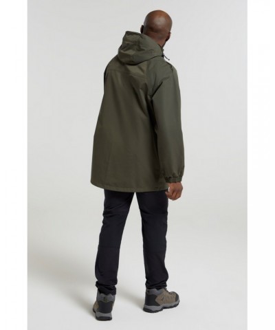 Glacier II Mens Long Waterproof Jacket Dark Khaki $45.89 Jackets