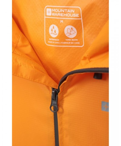 Swerve Mens Packaway Waterproof Jacket Unboxed Orange $27.72 Jackets