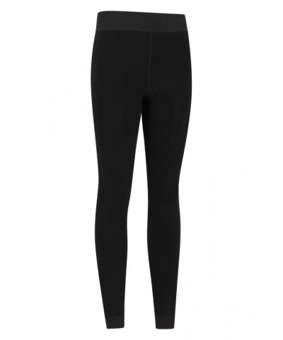 Womens Fluffy Fleece Lined Tights Black $11.72 Active