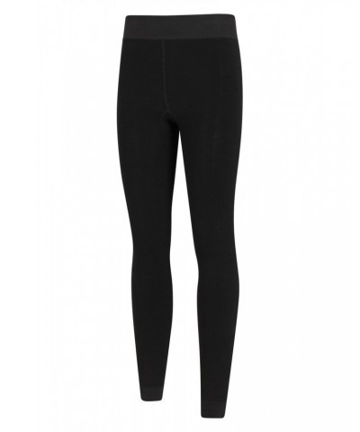 Womens Fluffy Fleece Lined Tights Black $11.72 Active