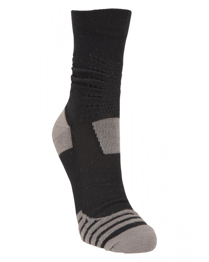 Seamless Womens Running Socks Black $10.06 Accessories