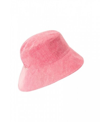 Reversible Plain Womens Bucket Hat Red $10.19 Accessories