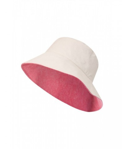 Reversible Plain Womens Bucket Hat Red $10.19 Accessories