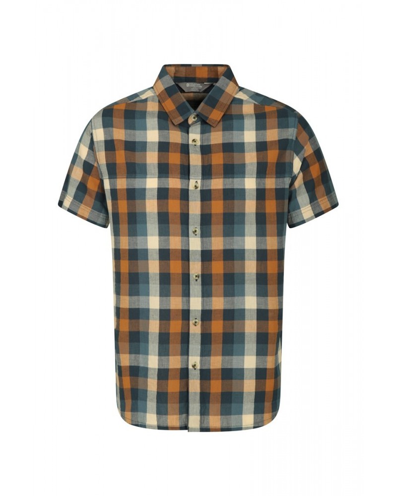 Weekender Mens Shirt Dark Brown $14.84 Tops