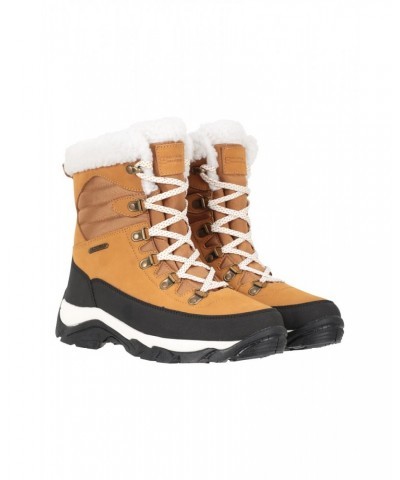 Innsbruck Womens Waterproof Snow Boots Brown $28.22 Footwear