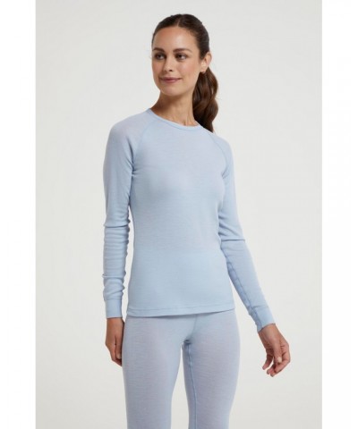 Merino Womens Thermal Top II Light Blue $21.19 Thermals