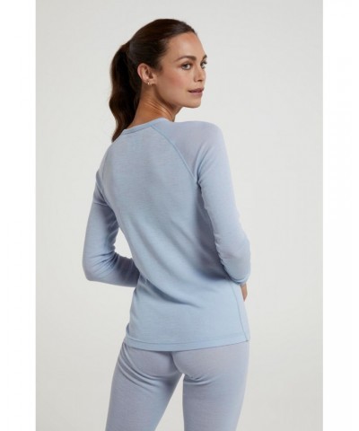 Merino Womens Thermal Top II Light Blue $21.19 Thermals