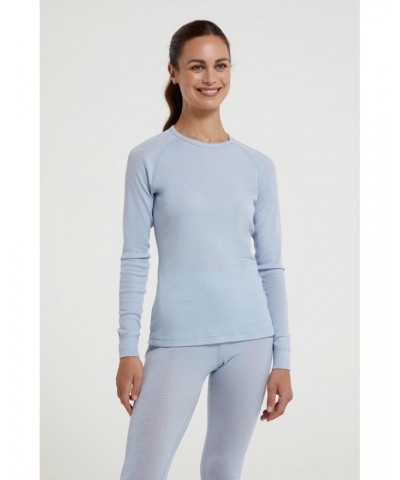 Merino Womens Thermal Top II Light Blue $21.19 Thermals