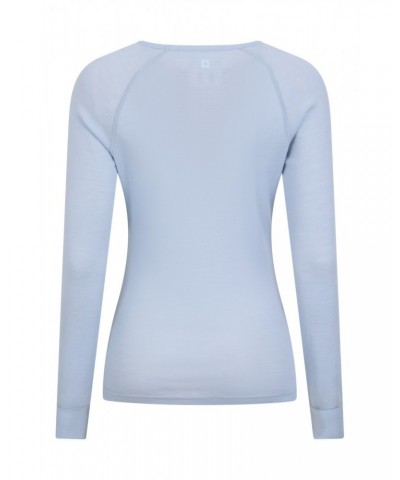 Merino Womens Thermal Top II Light Blue $21.19 Thermals