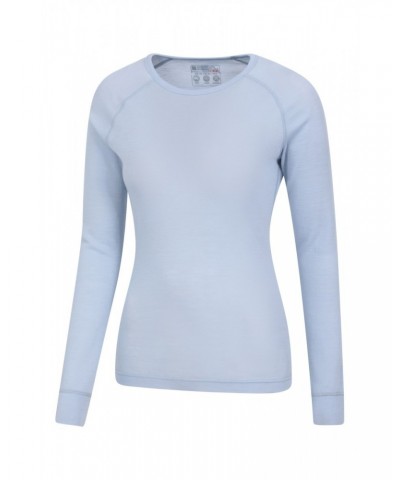 Merino Womens Thermal Top II Light Blue $21.19 Thermals