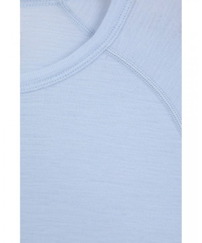 Merino Womens Thermal Top II Light Blue $21.19 Thermals