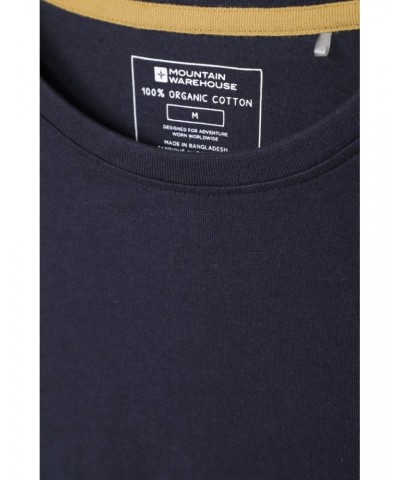 Eden Mens Organic T-Shirt Navy $12.74 Tops