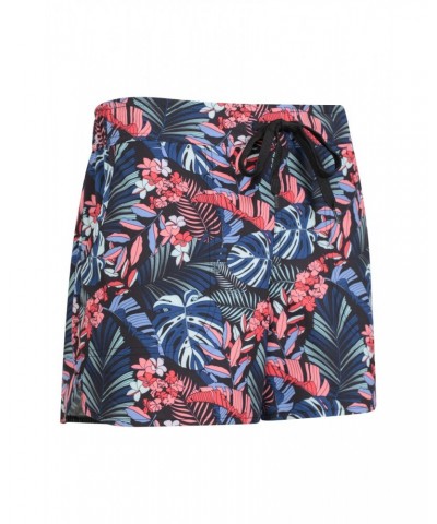 Patterned Womens Stretch Boardshorts - Short Tropics $16.82 Pants